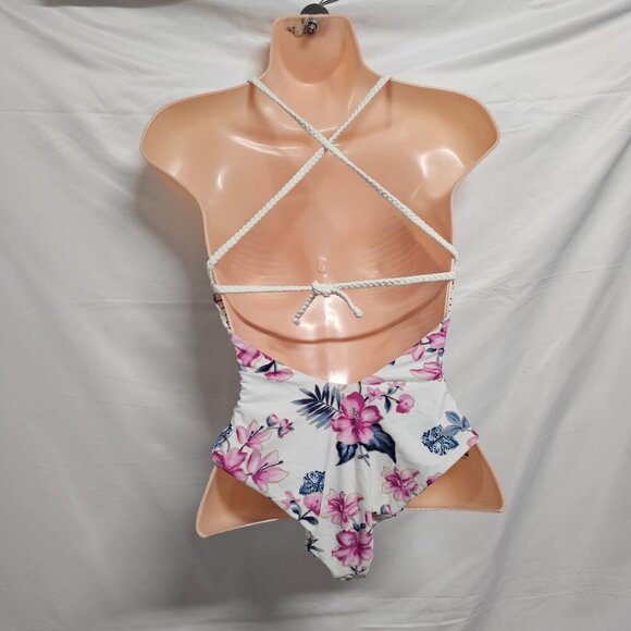 Frankies Bikinis Poppy One Piece Swimsuit Women Size M White - Picture 7 of 14